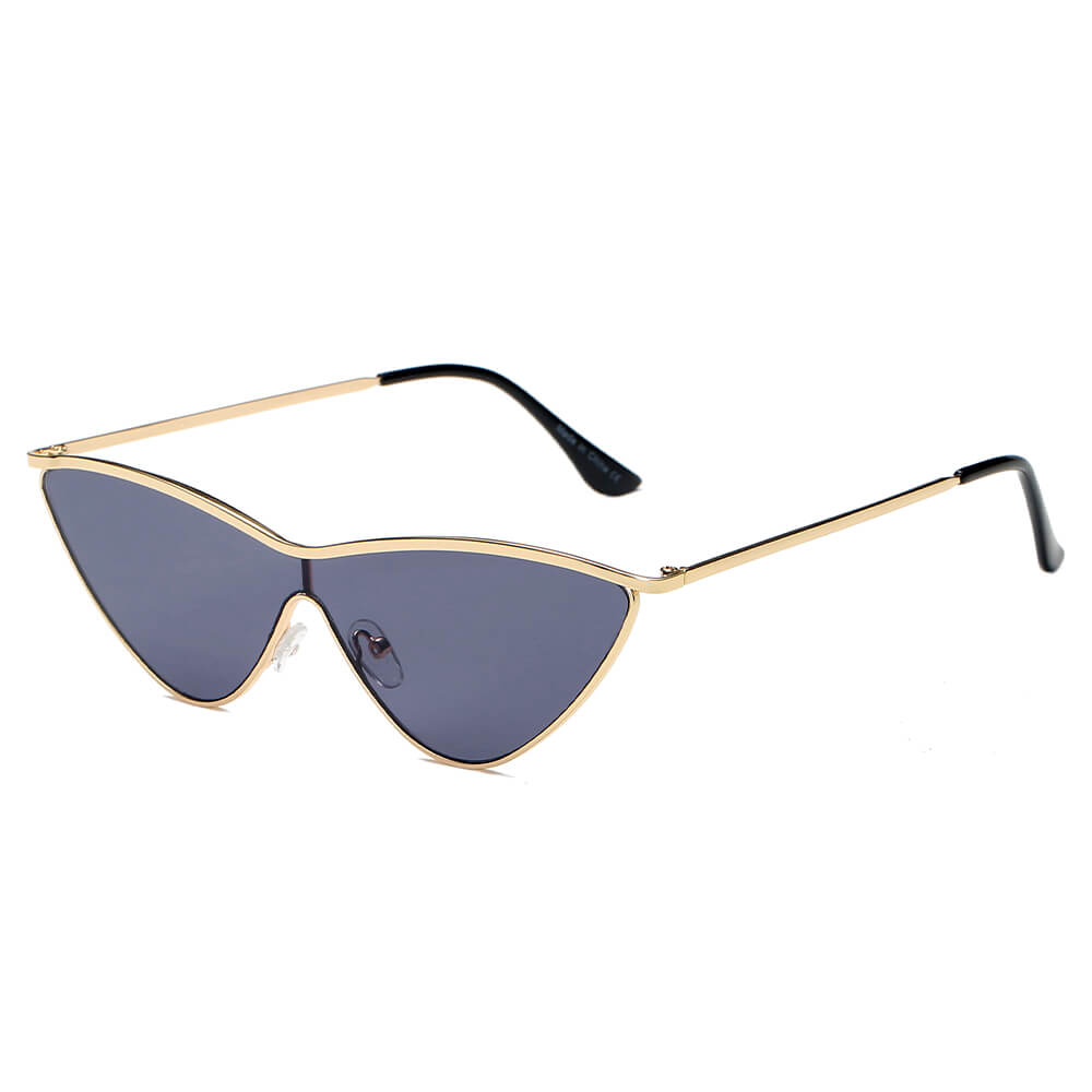 SUSTYA -  Women Fashion Tinted Cat Eye Sunglasses-5
