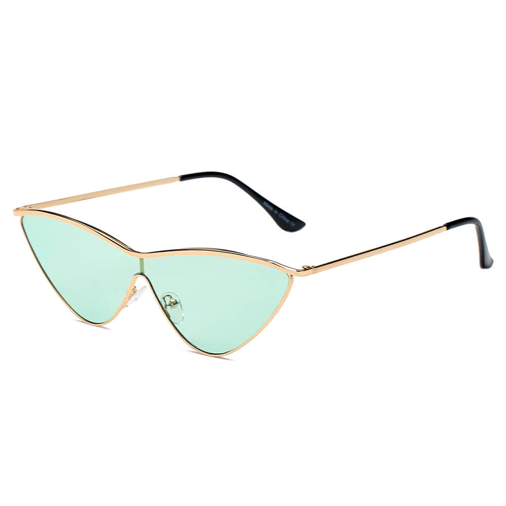 SUSTYA -  Women Fashion Tinted Cat Eye Sunglasses-6