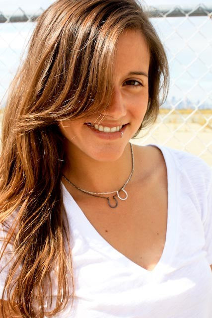 Lucky Horseshoe Charm Necklace-2